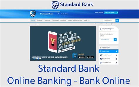 standard bank business online banking